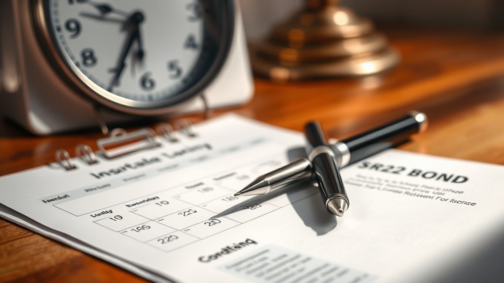 sr22 bond duration explained