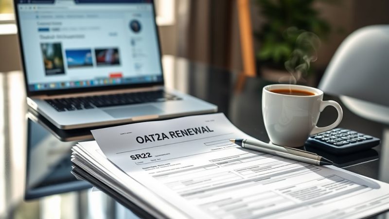 What Are the Requirements to Renew an SR22 Bond?